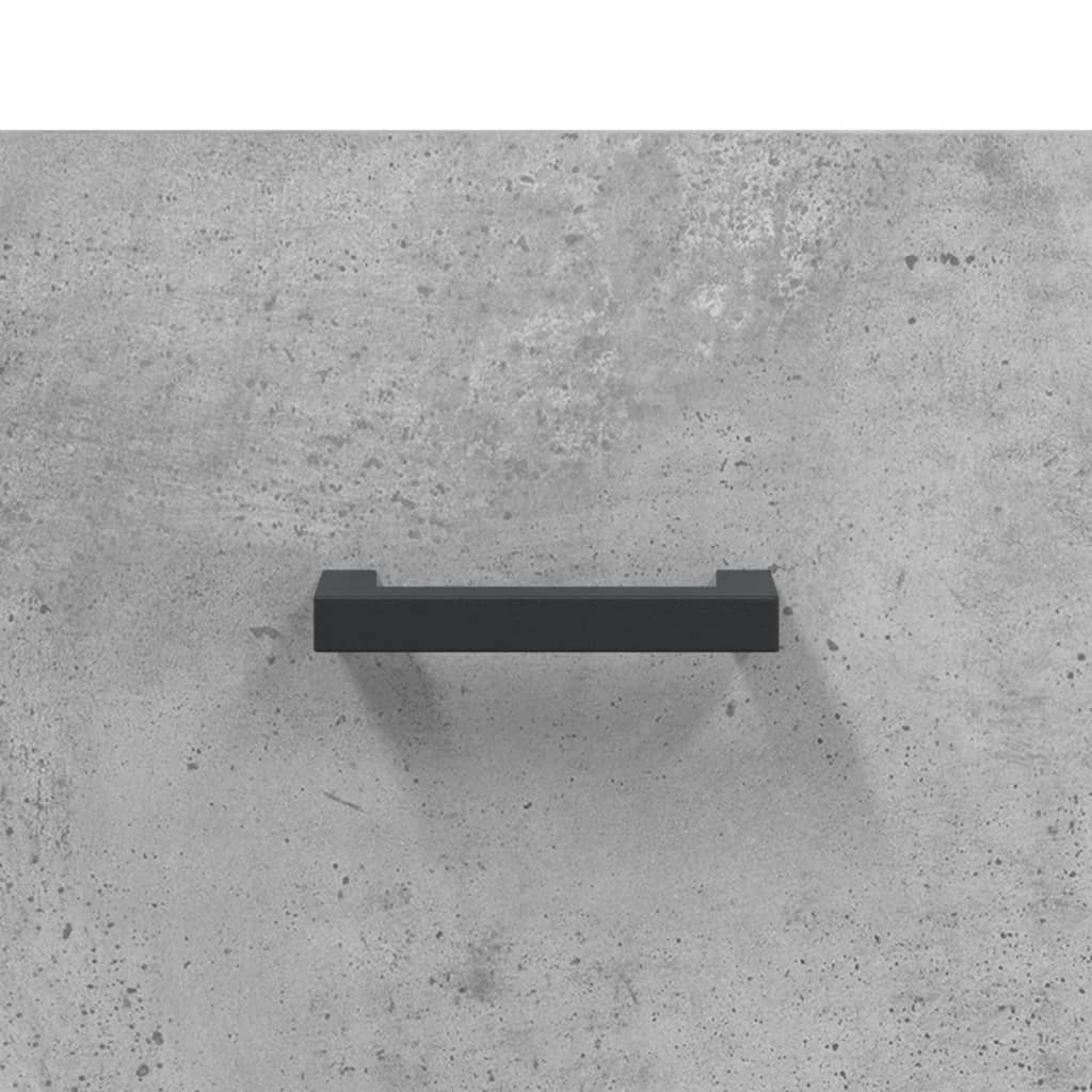 Coffee tables, 2 pcs., concrete gray, 50x50x40 cm, composite wood
