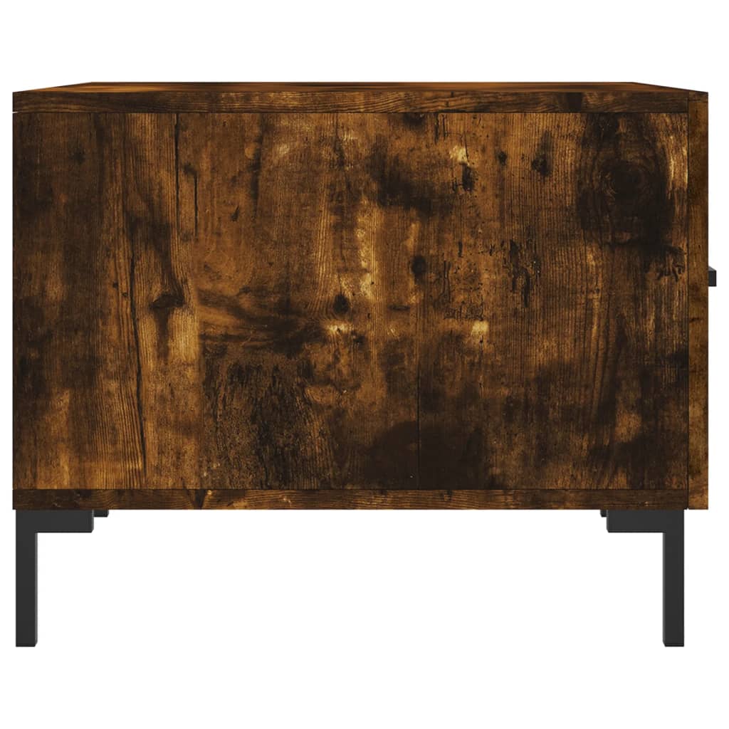 Coffee table, smoky oak, 50x50x40 cm, processed wood
