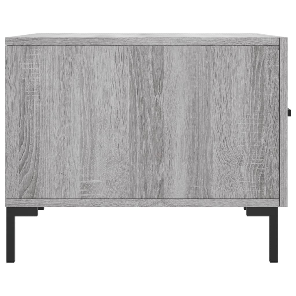 Coffee table, sonoma grey, 50x50x40 cm, processed wood