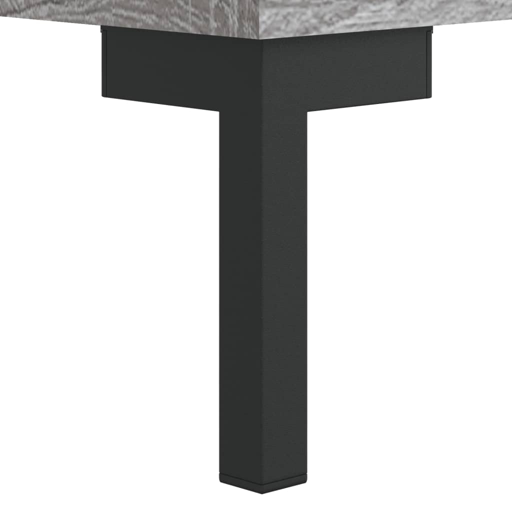 Coffee table, sonoma grey, 50x50x40 cm, processed wood
