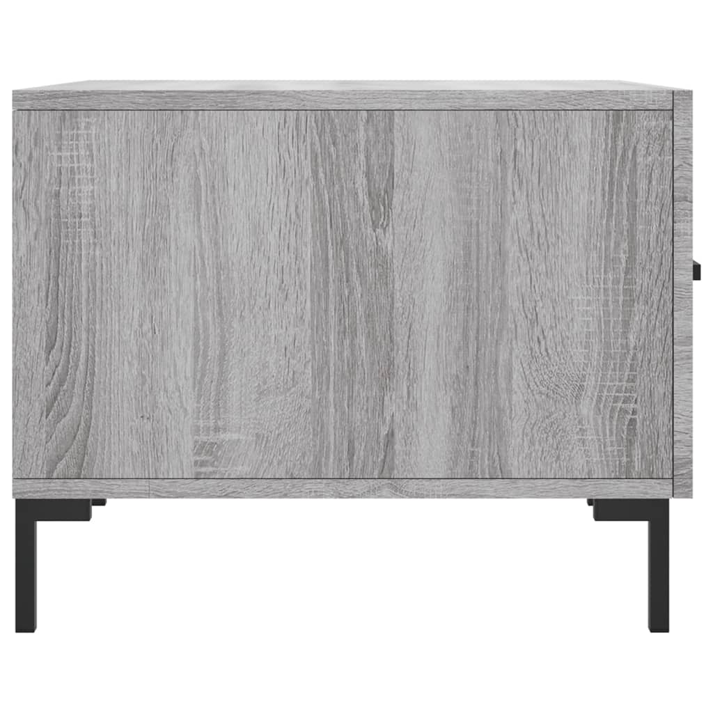 Coffee tables, 2 pcs., sonoma gray, 50x50x40 cm, composite wood