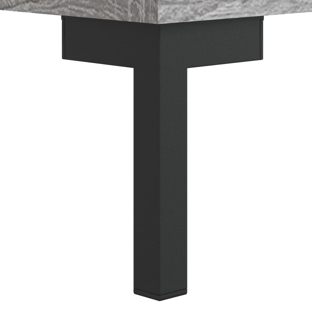 Coffee tables, 2 pcs., sonoma gray, 50x50x40 cm, composite wood