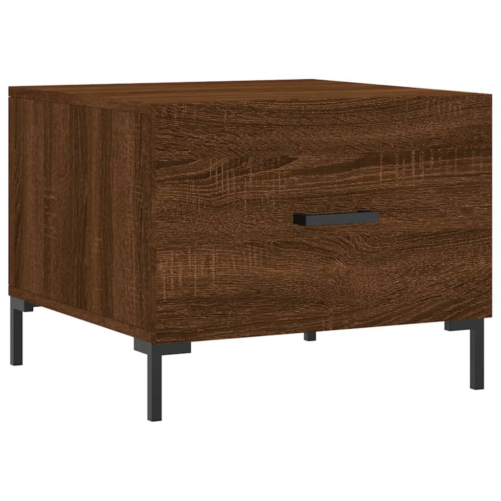 Coffee table, brown oak, 50x50x40 cm, processed wood