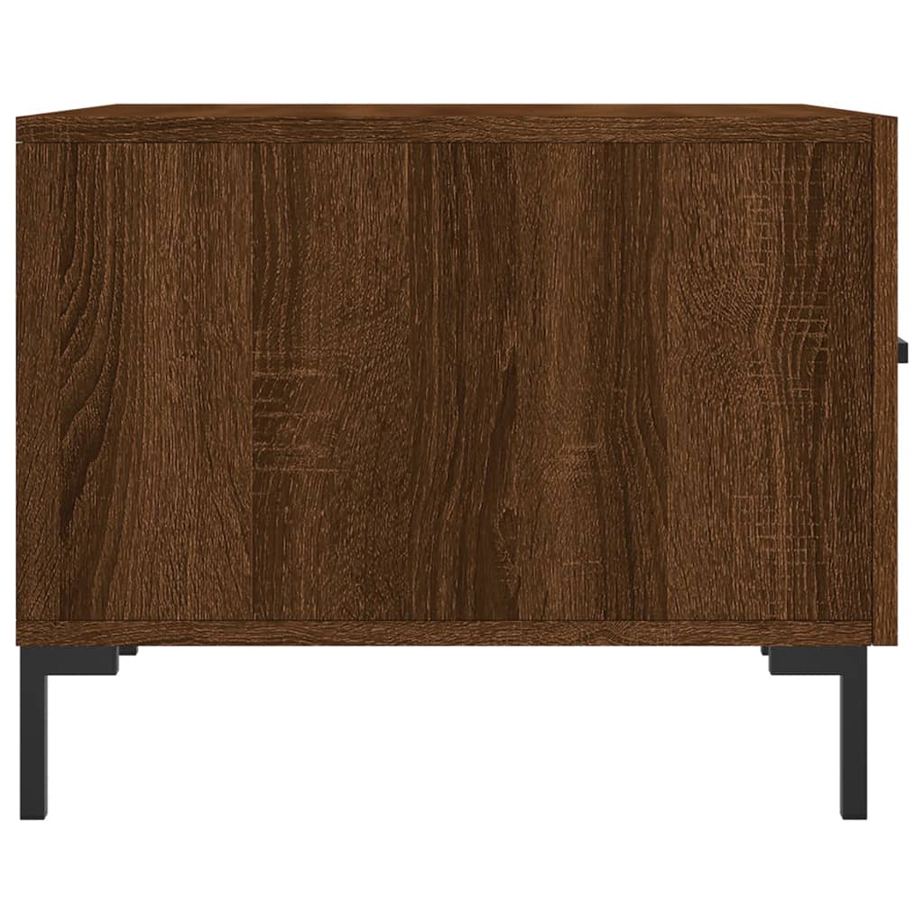 Coffee table, brown oak, 50x50x40 cm, processed wood