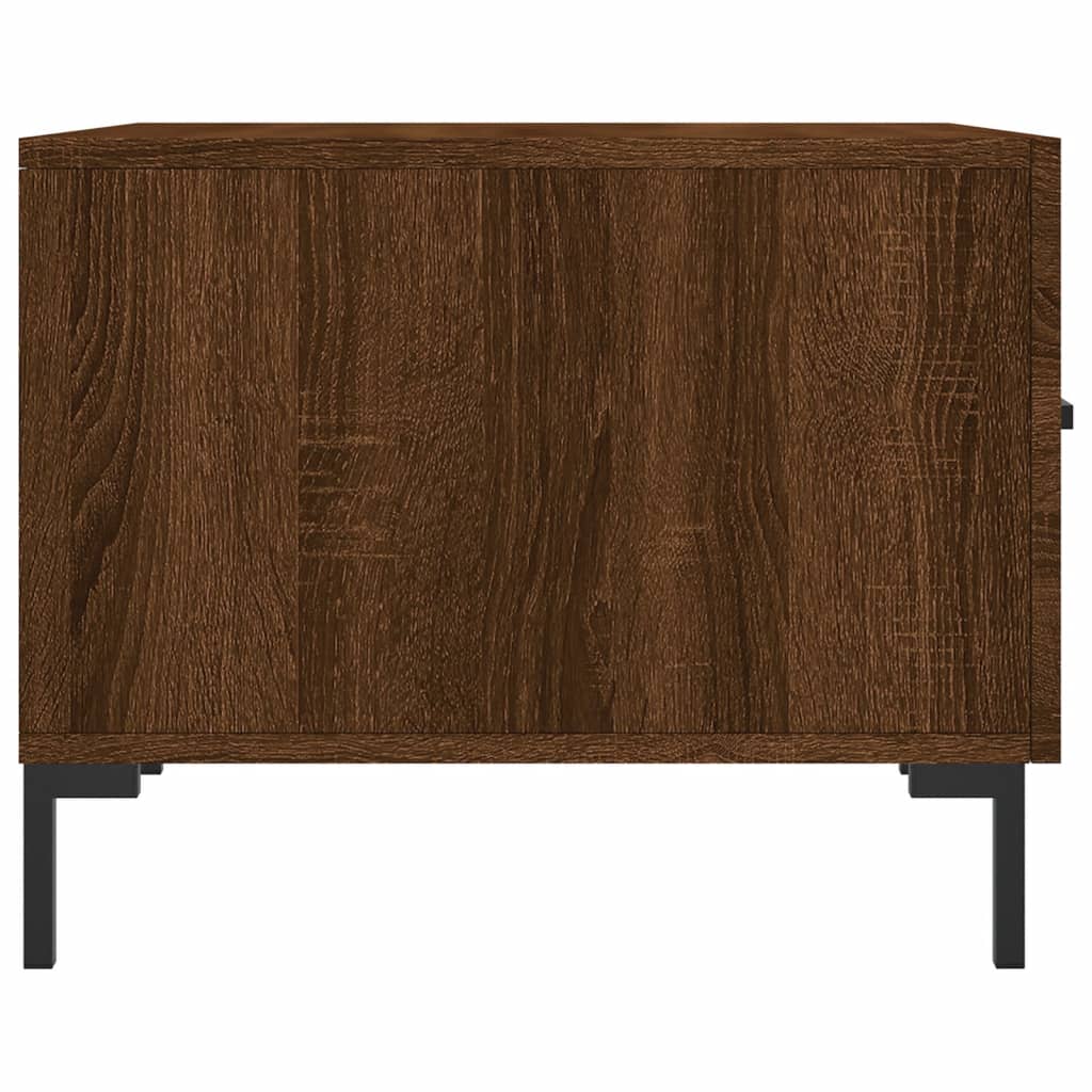 Coffee tables, 2 pcs. brown oak, 50x50x40 cm, composite wood