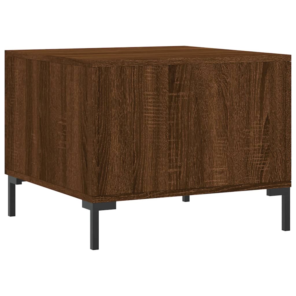Coffee tables, 2 pcs. brown oak, 50x50x40 cm, composite wood
