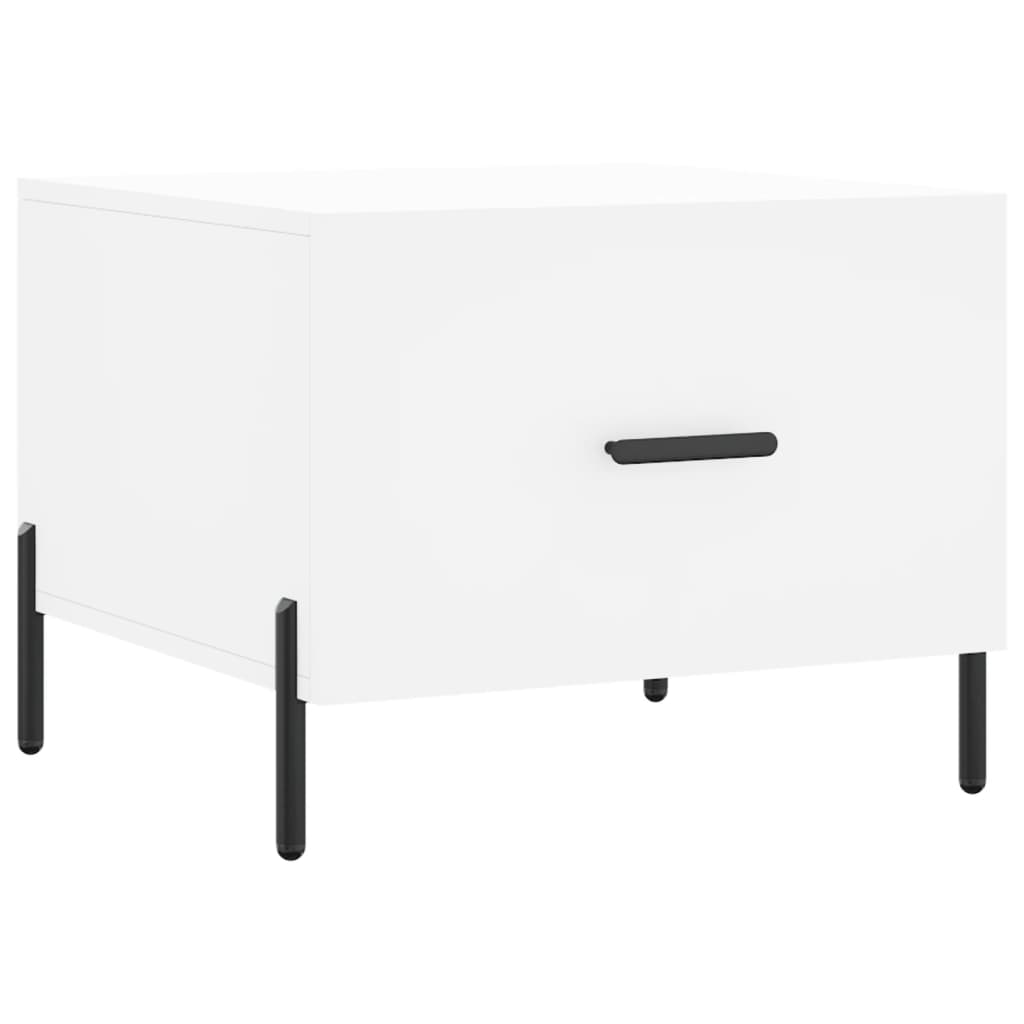 Coffee table, white, 50x50x40 cm, composite wood
