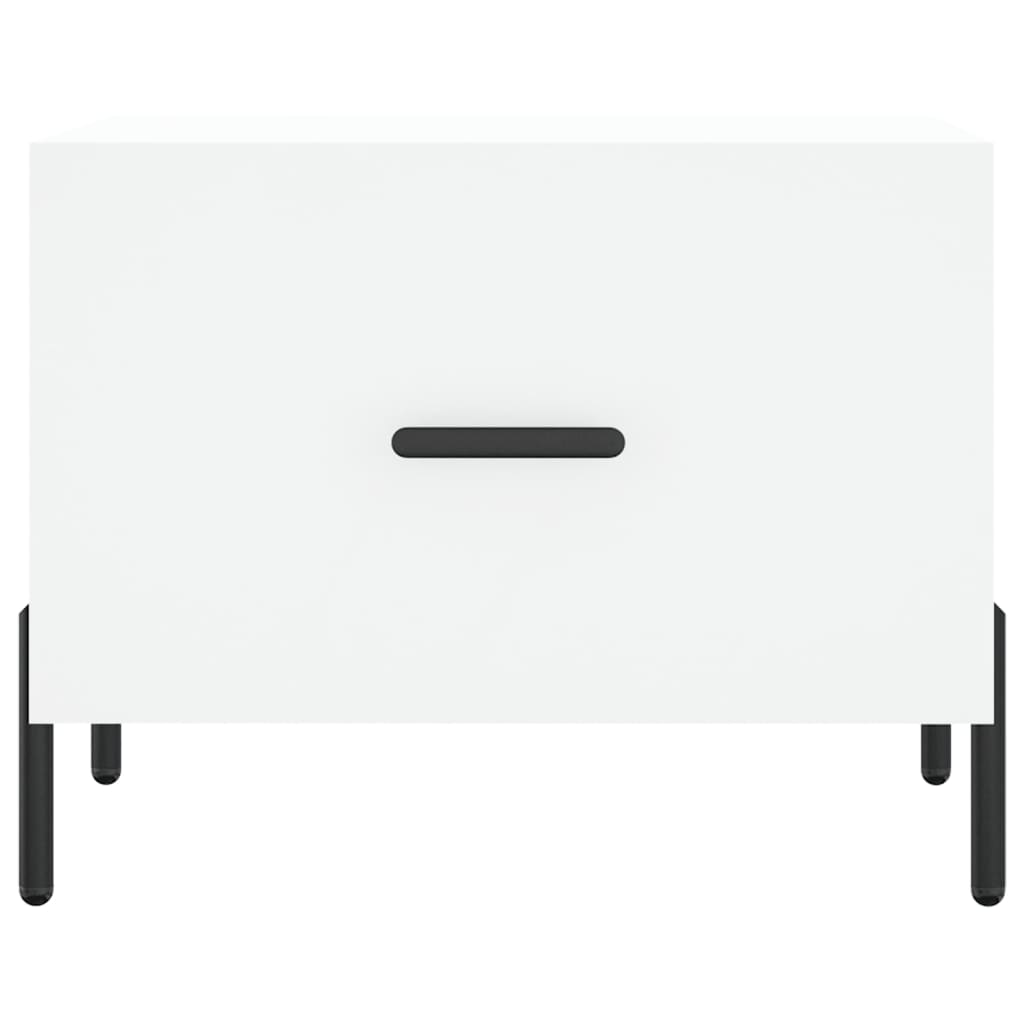 Coffee table, white, 50x50x40 cm, composite wood
