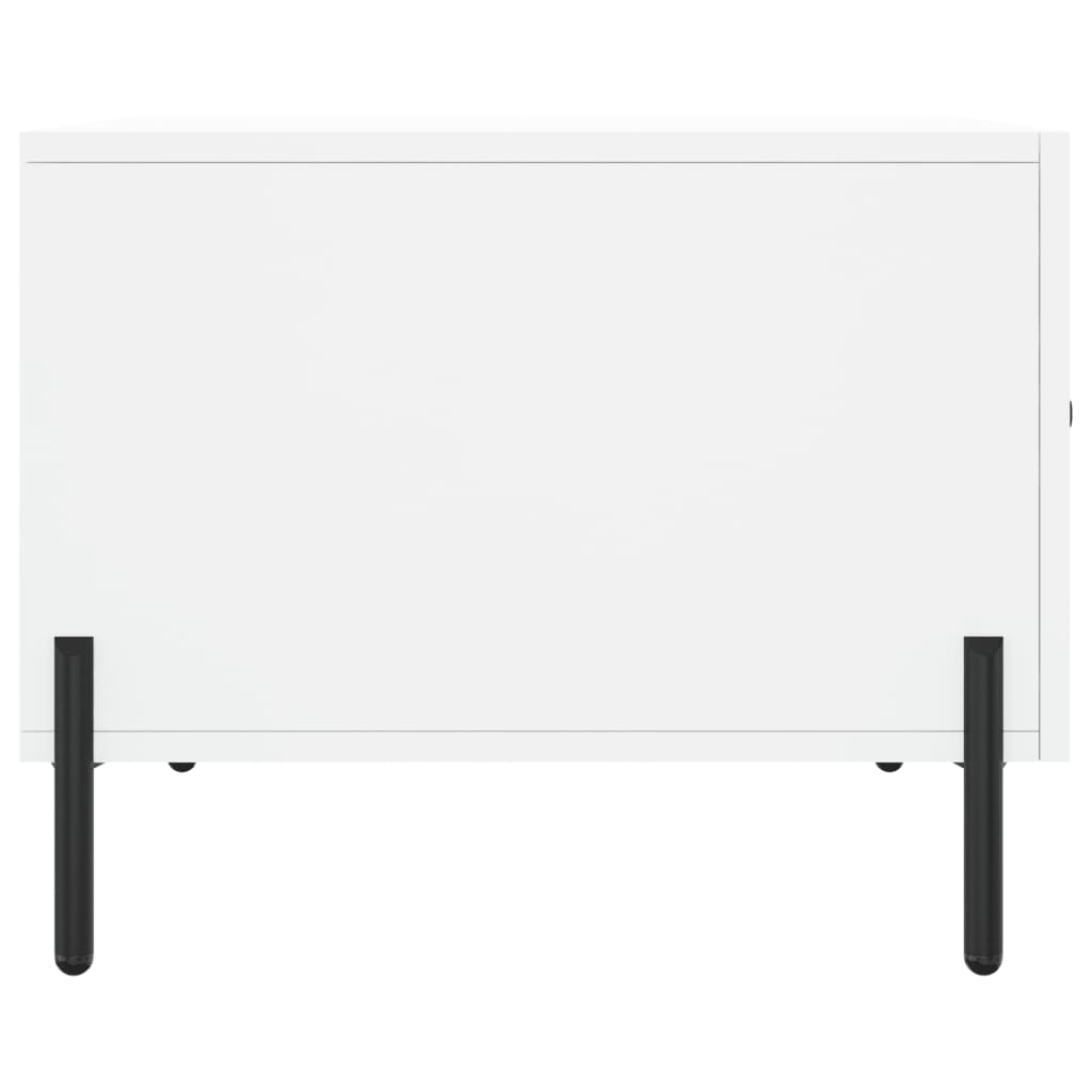 Coffee table, white, 50x50x40 cm, composite wood