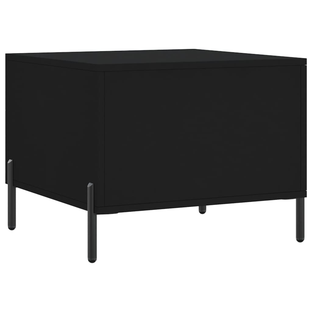 Coffee table, black, 50x50x40 cm, composite wood