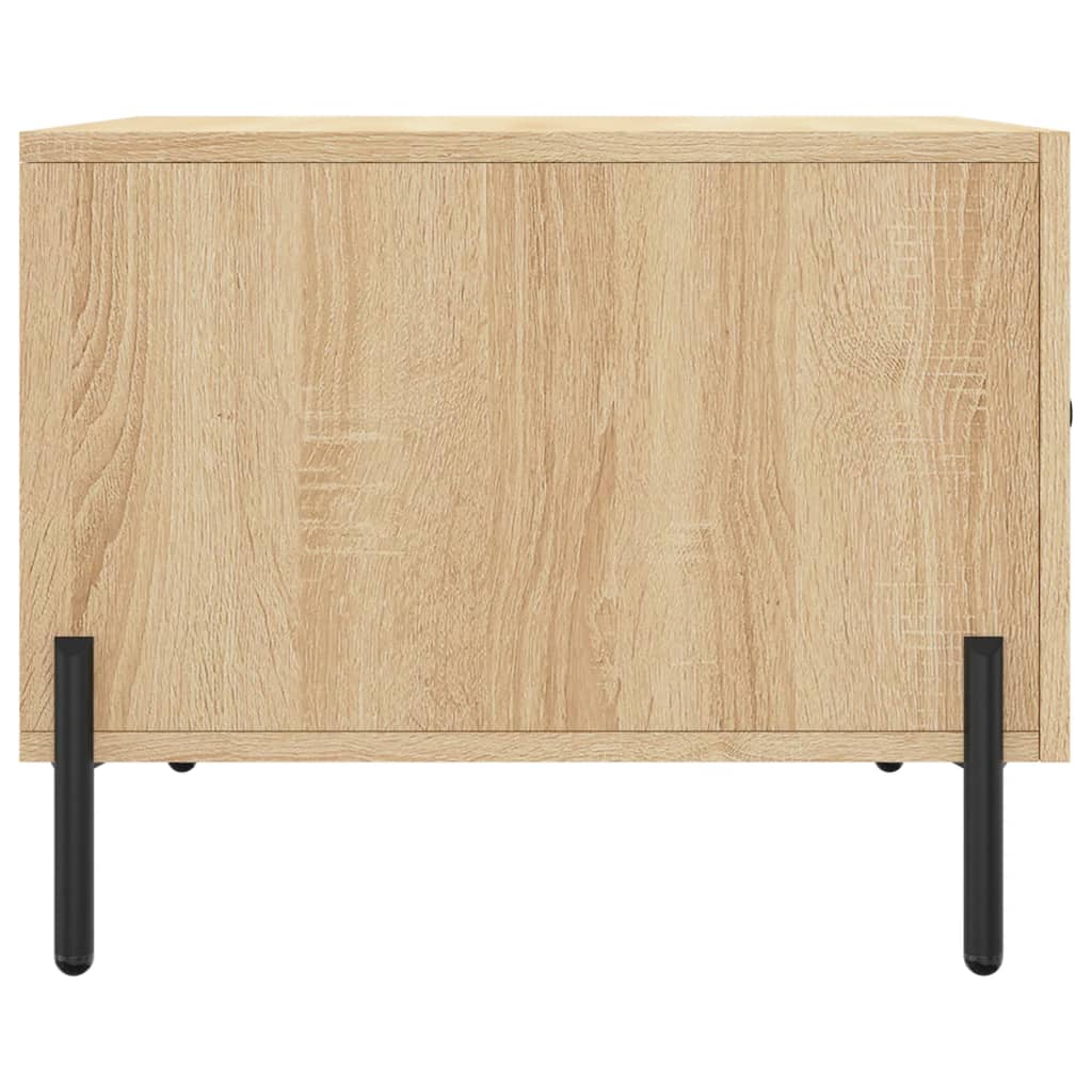 Coffee table, sonoma oak, 50x50x40 cm, processed wood