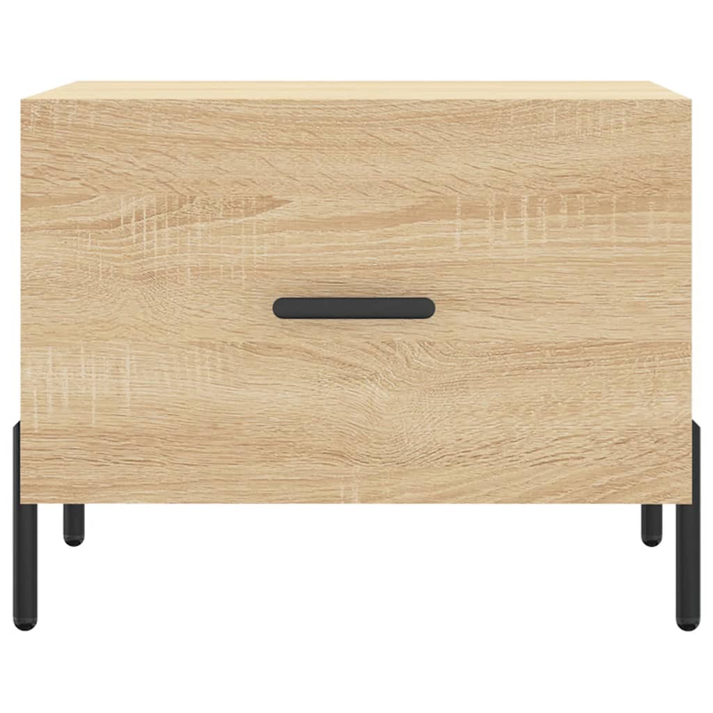 Coffee tables 2 pcs. sonoma oak 50x50x40 cm composite wood