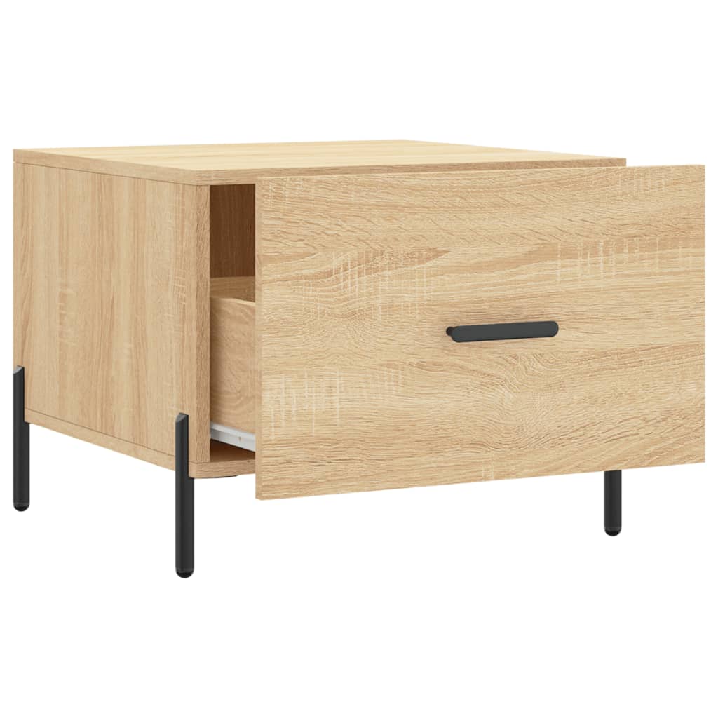 Coffee tables 2 pcs. sonoma oak 50x50x40 cm composite wood