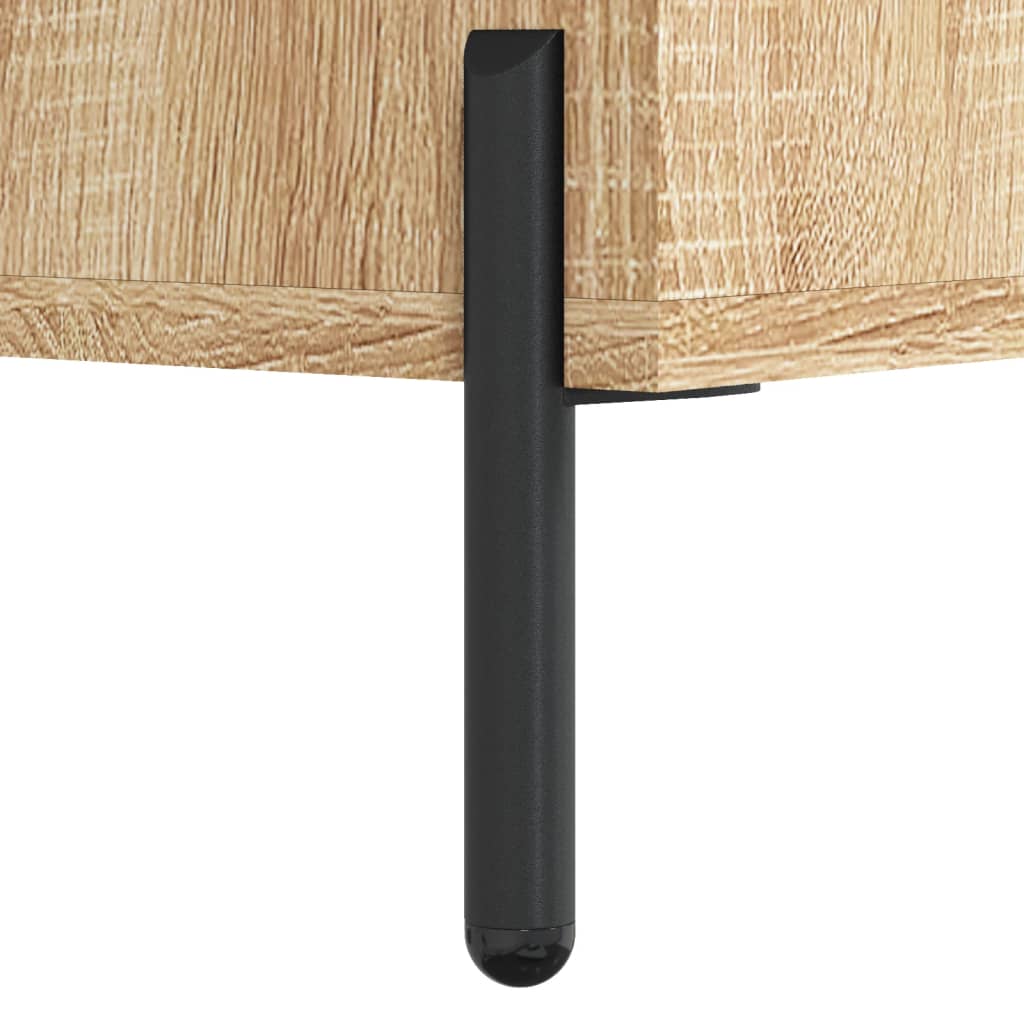 Coffee tables 2 pcs. sonoma oak 50x50x40 cm composite wood