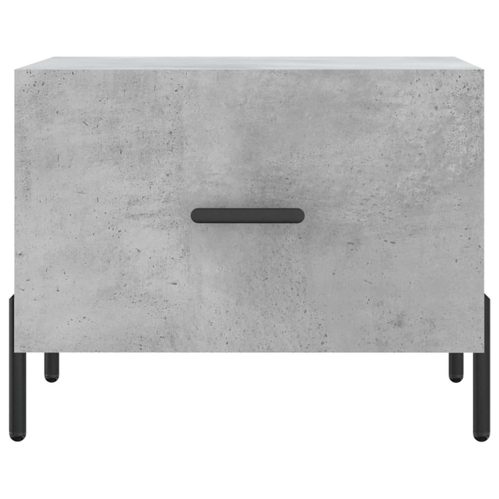 Coffee table, concrete gray, 50x50x40 cm, composite wood