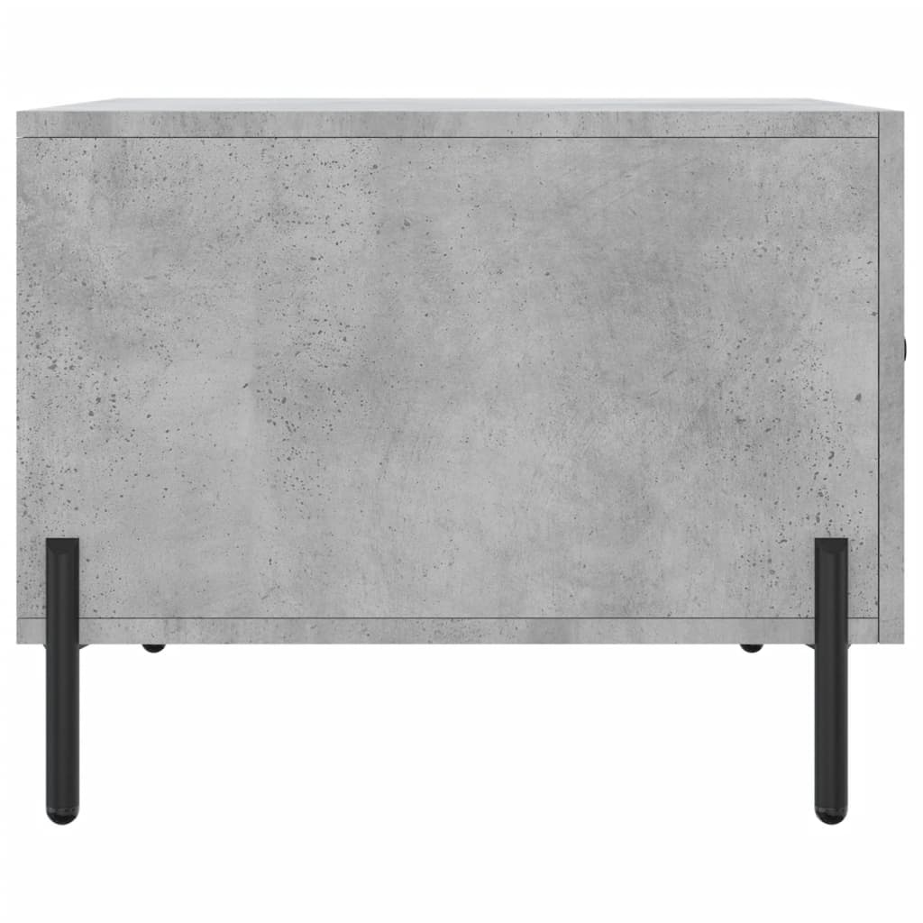 Coffee table, concrete gray, 50x50x40 cm, composite wood