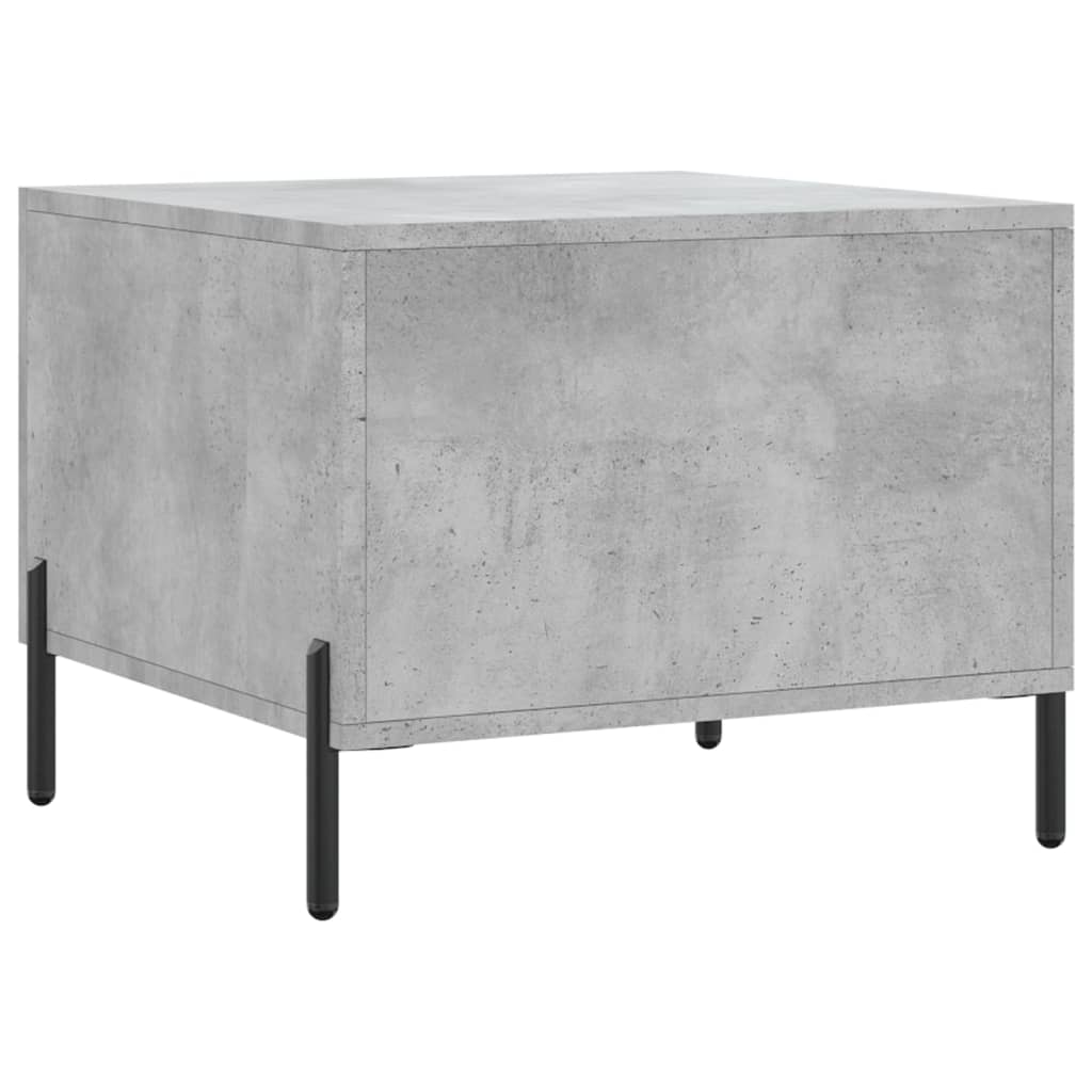 Coffee table, concrete gray, 50x50x40 cm, composite wood