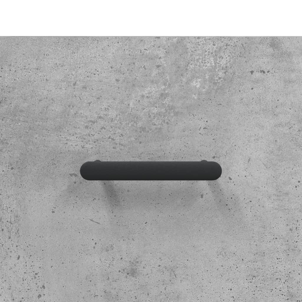 Coffee table, concrete gray, 50x50x40 cm, composite wood
