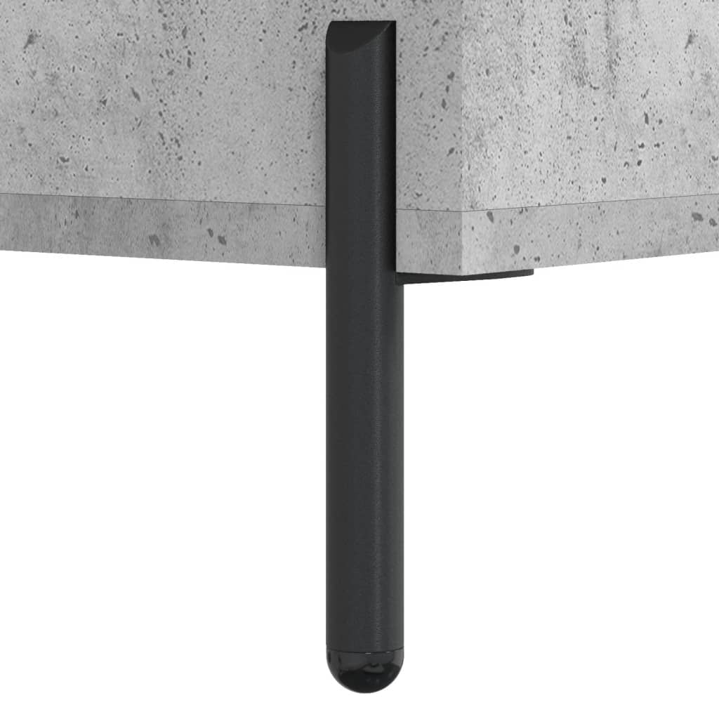 Coffee table, concrete gray, 50x50x40 cm, composite wood
