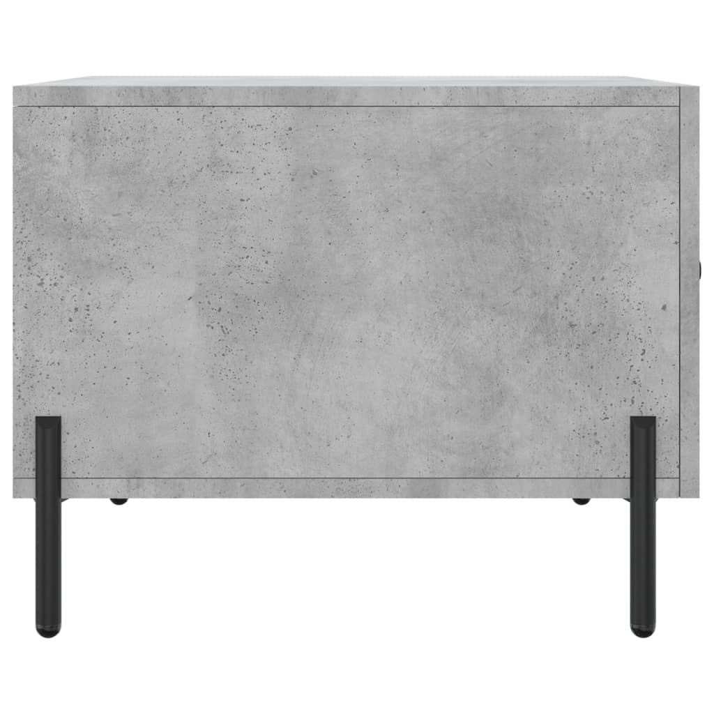 Coffee tables, 2 pcs., concrete gray, 50x50x40 cm, composite wood