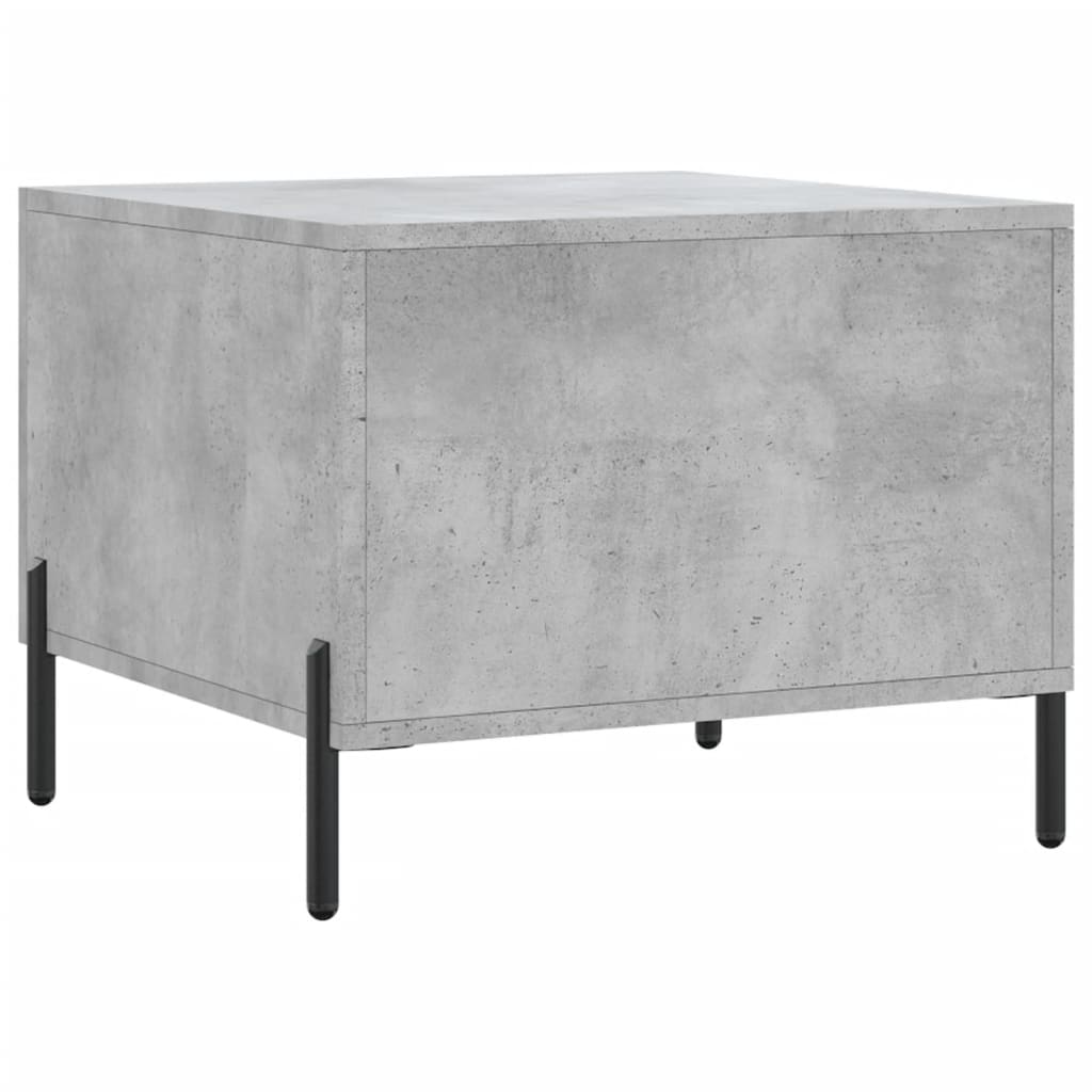 Coffee tables, 2 pcs., concrete gray, 50x50x40 cm, composite wood