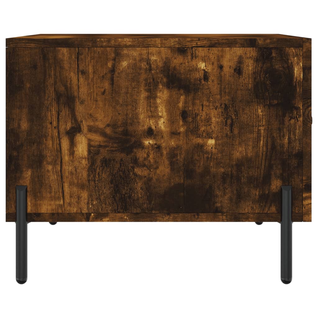 Coffee table, smoky oak, 50x50x40 cm, processed wood