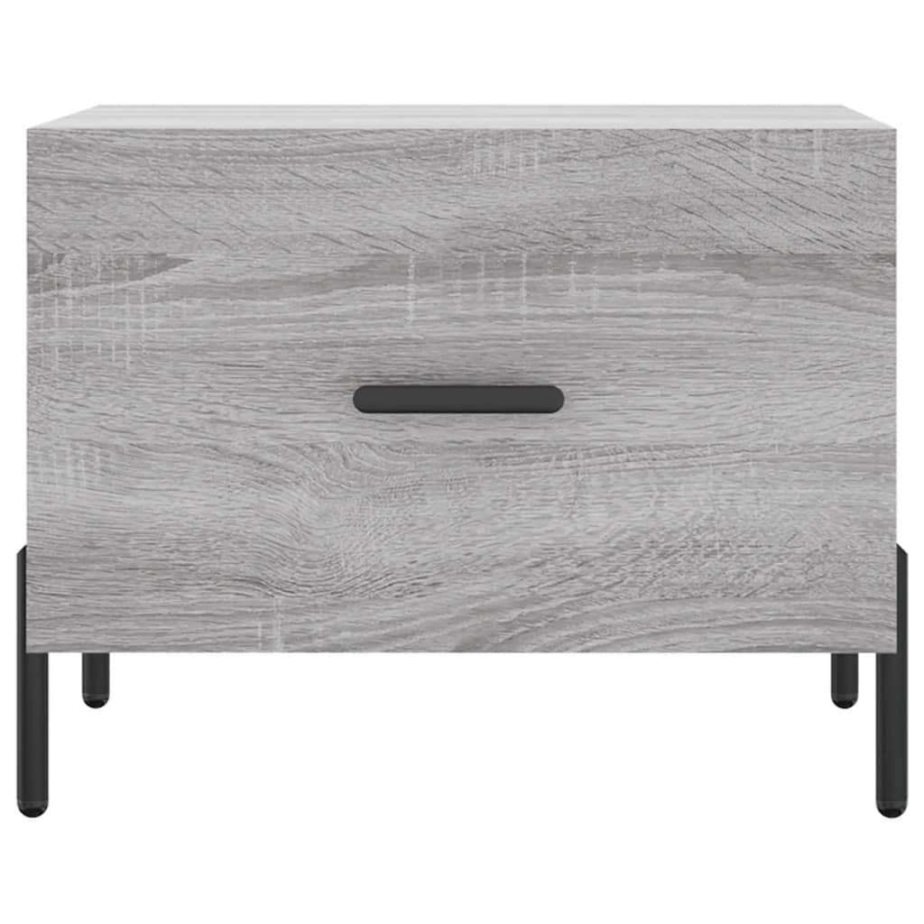 Coffee table, sonoma grey, 50x50x40 cm, processed wood