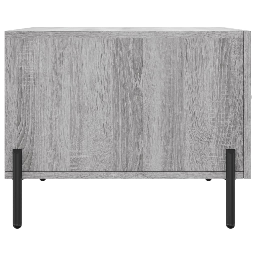 Coffee table, sonoma grey, 50x50x40 cm, processed wood