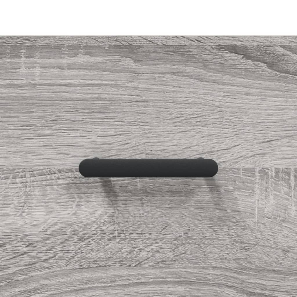 Coffee tables, 2 pcs., sonoma gray, 50x50x40 cm, composite wood