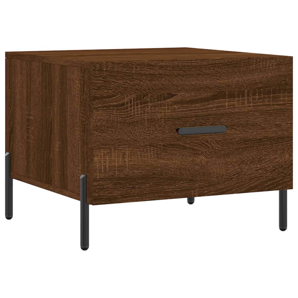 Coffee table, brown oak, 50x50x40 cm, processed wood