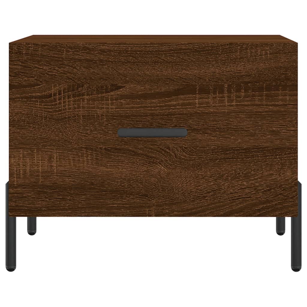 Coffee table, brown oak, 50x50x40 cm, processed wood