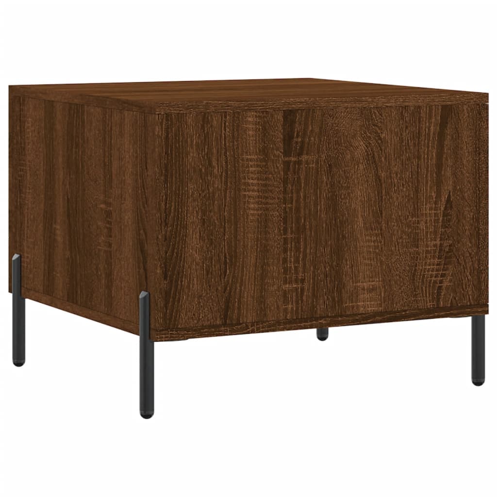 Coffee table, brown oak, 50x50x40 cm, processed wood