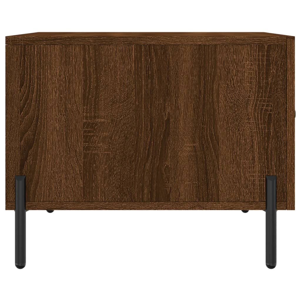 Coffee tables, 2 pcs. brown oak, 50x50x40 cm, composite wood