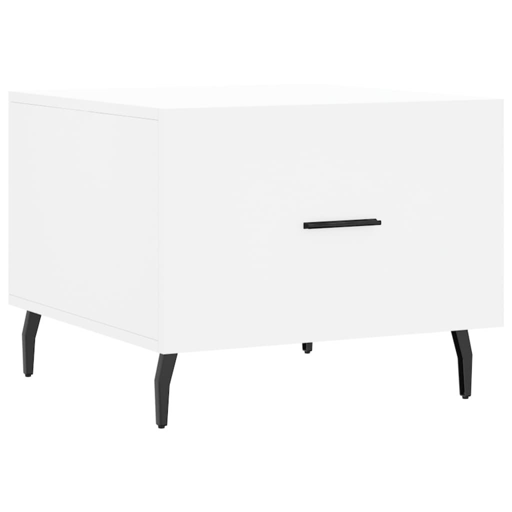 Coffee table, white, 50x50x40 cm, composite wood
