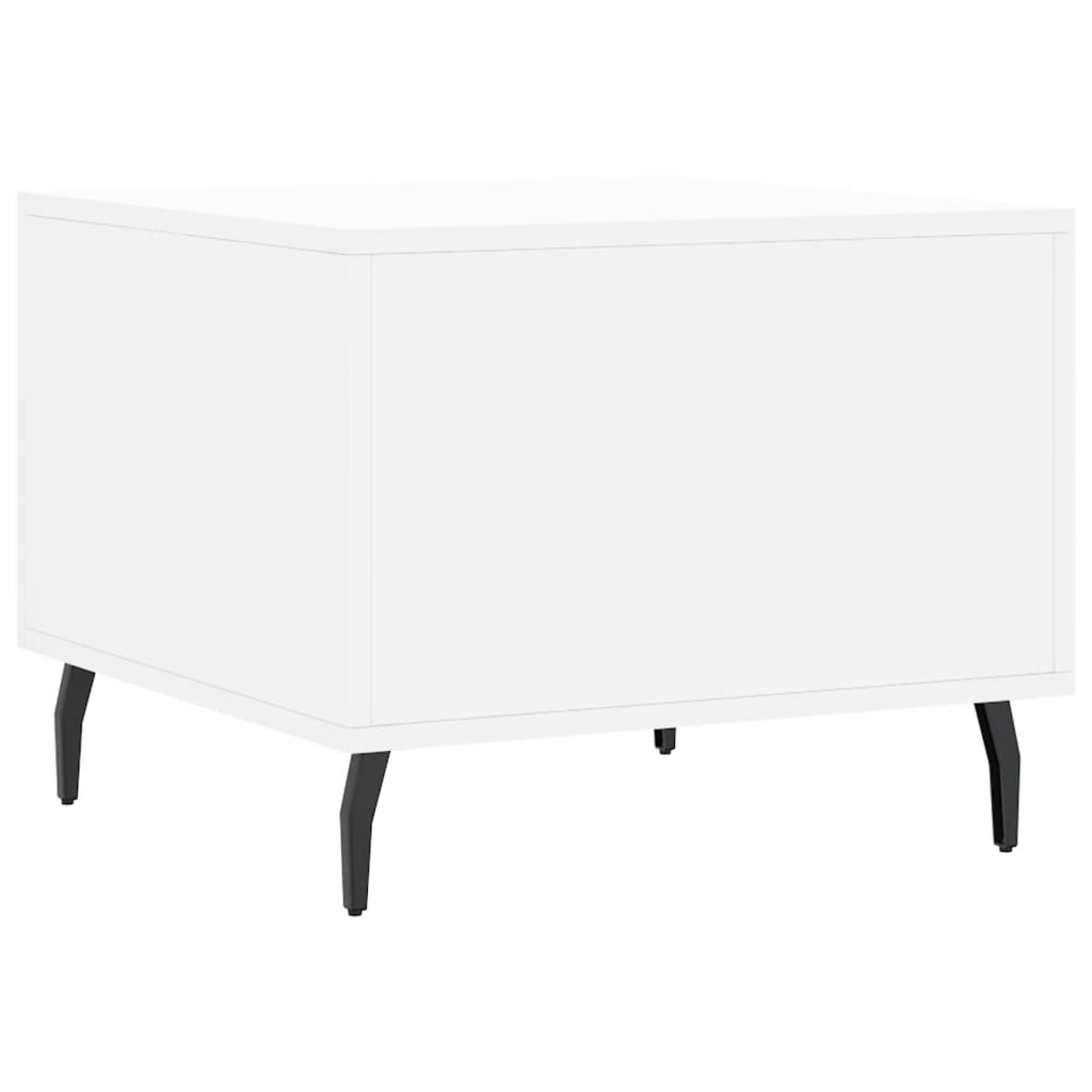 Coffee table, white, 50x50x40 cm, composite wood