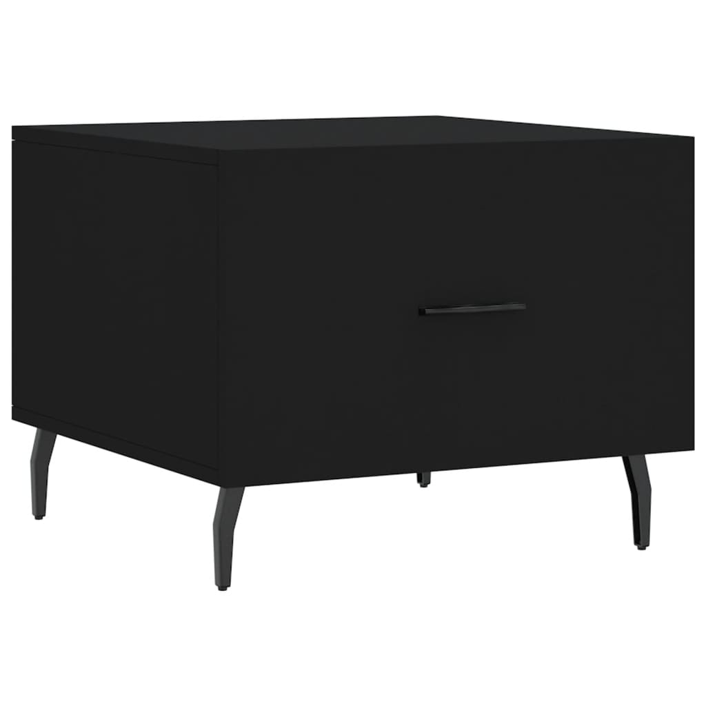 Coffee table, black, 50x50x40 cm, composite wood