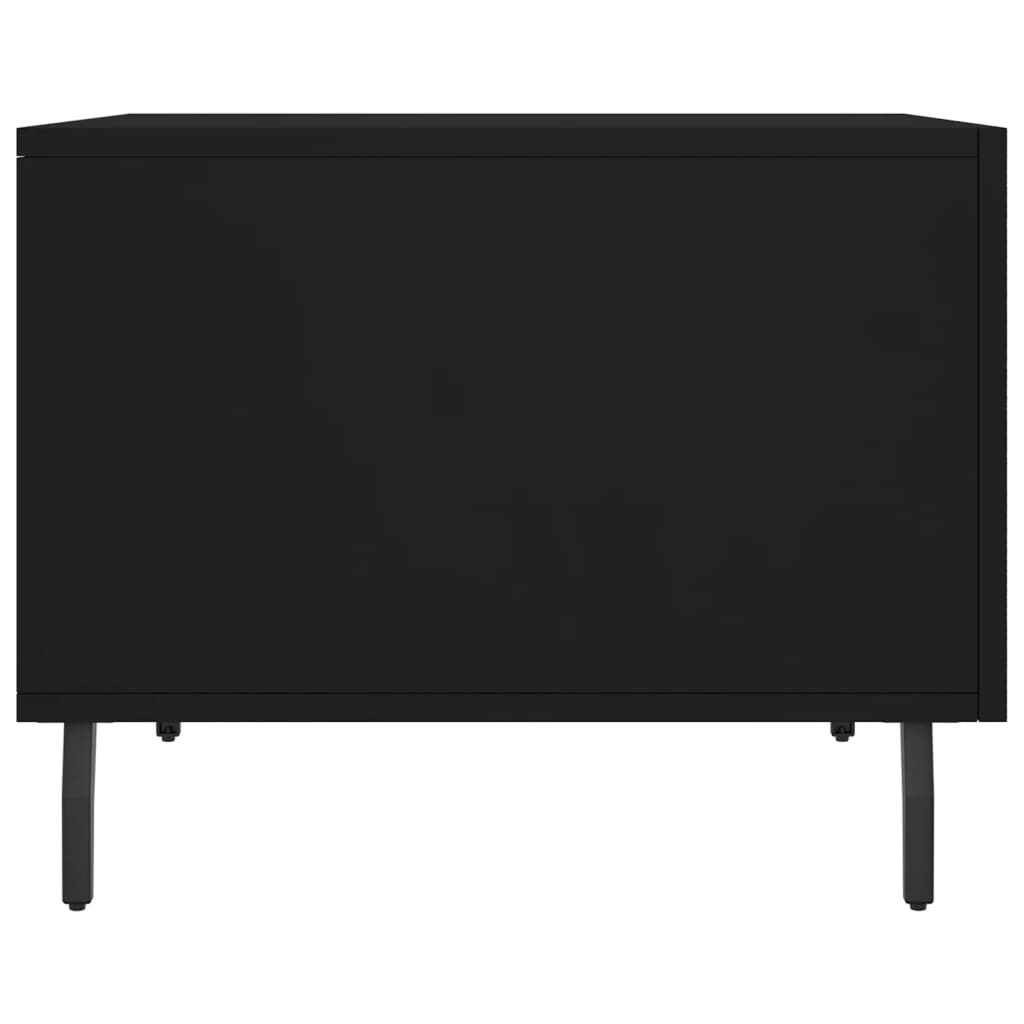 Coffee table, black, 50x50x40 cm, composite wood