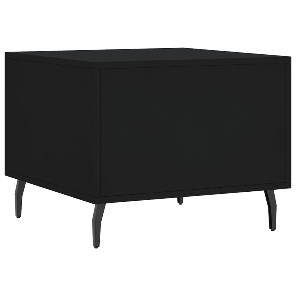 Coffee table, black, 50x50x40 cm, composite wood