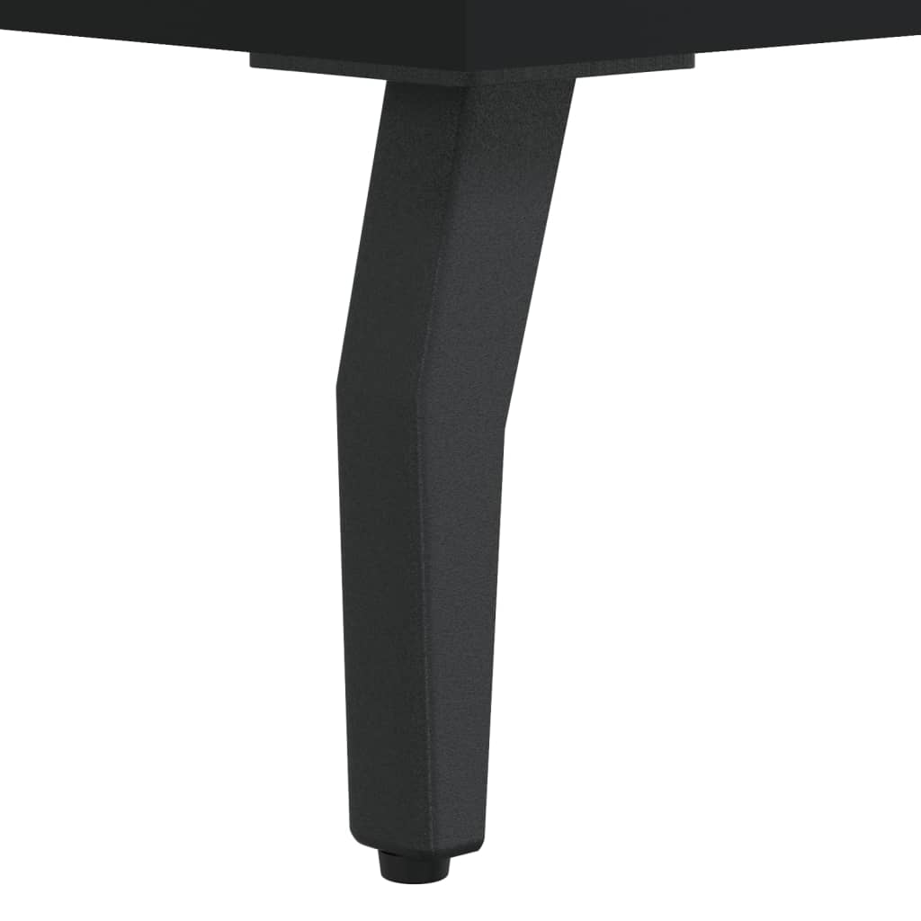Coffee tables, 2 pcs., black, 50x50x40 cm, composite wood