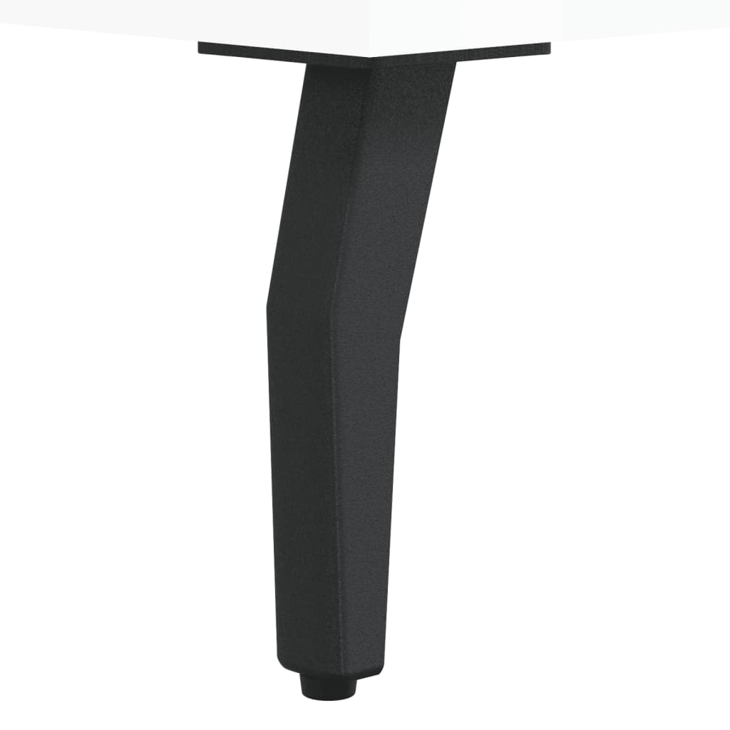Coffee table, glossy white, 50x50x40 cm, composite wood