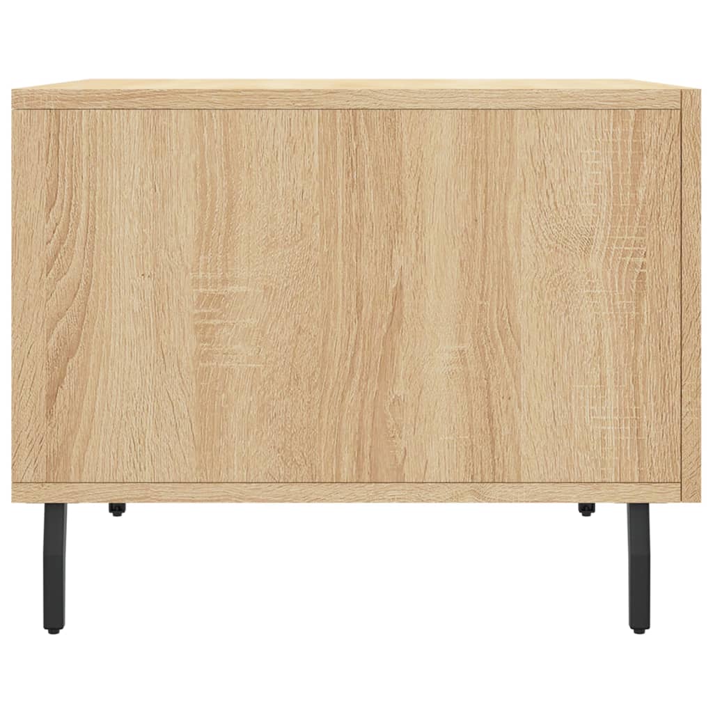 Coffee table, sonoma oak, 50x50x40 cm, processed wood