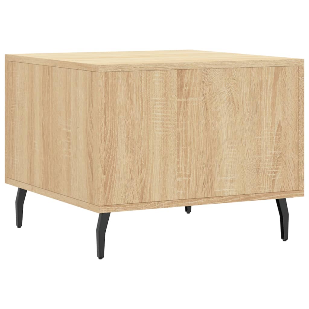 Coffee table, sonoma oak, 50x50x40 cm, processed wood