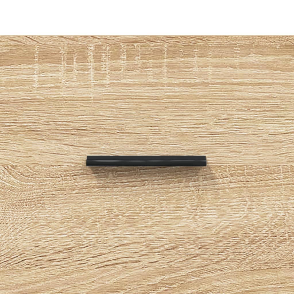 Coffee table, sonoma oak, 50x50x40 cm, processed wood