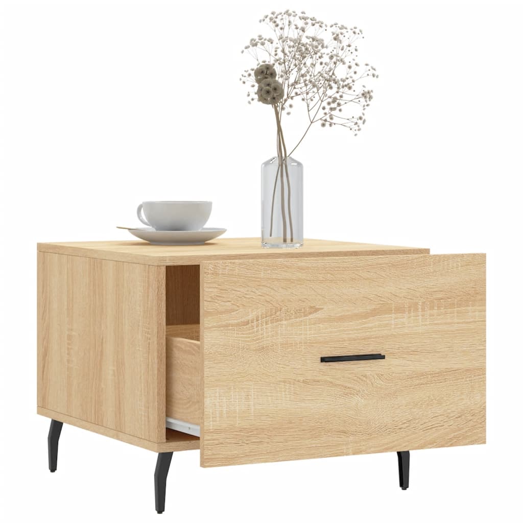 Coffee tables 2 pcs. sonoma oak 50x50x40 cm composite wood