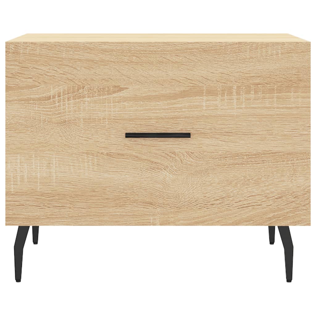 Coffee tables 2 pcs. sonoma oak 50x50x40 cm composite wood