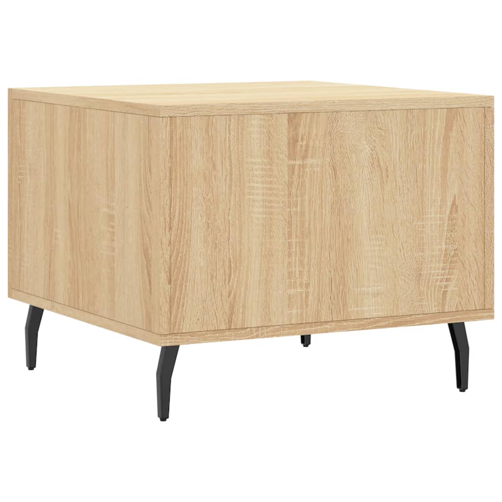 Coffee tables 2 pcs. sonoma oak 50x50x40 cm composite wood