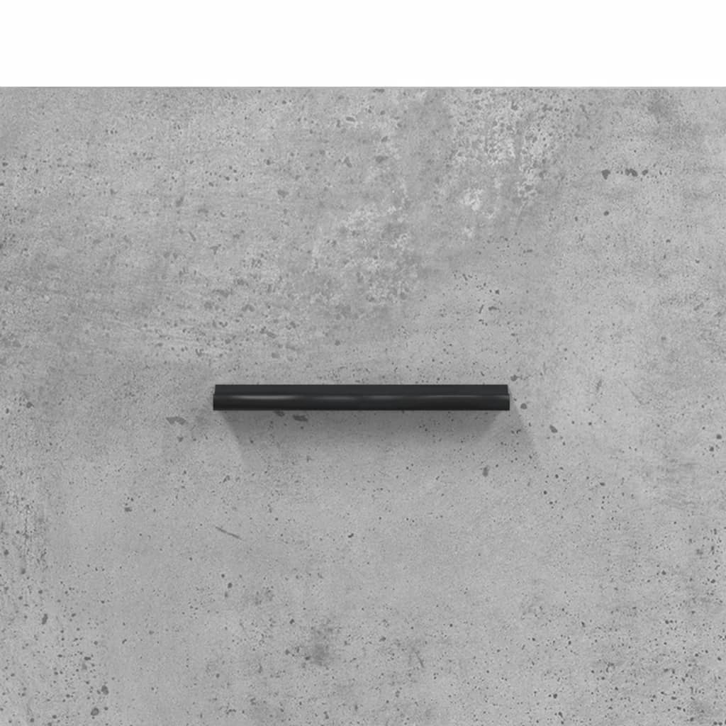 Coffee table, concrete gray, 50x50x40 cm, composite wood