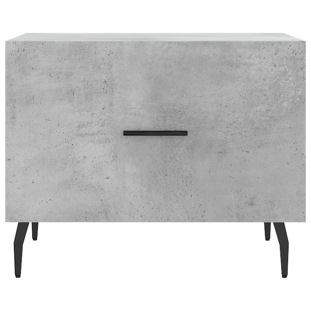 Coffee tables, 2 pcs., concrete gray, 50x50x40 cm, composite wood