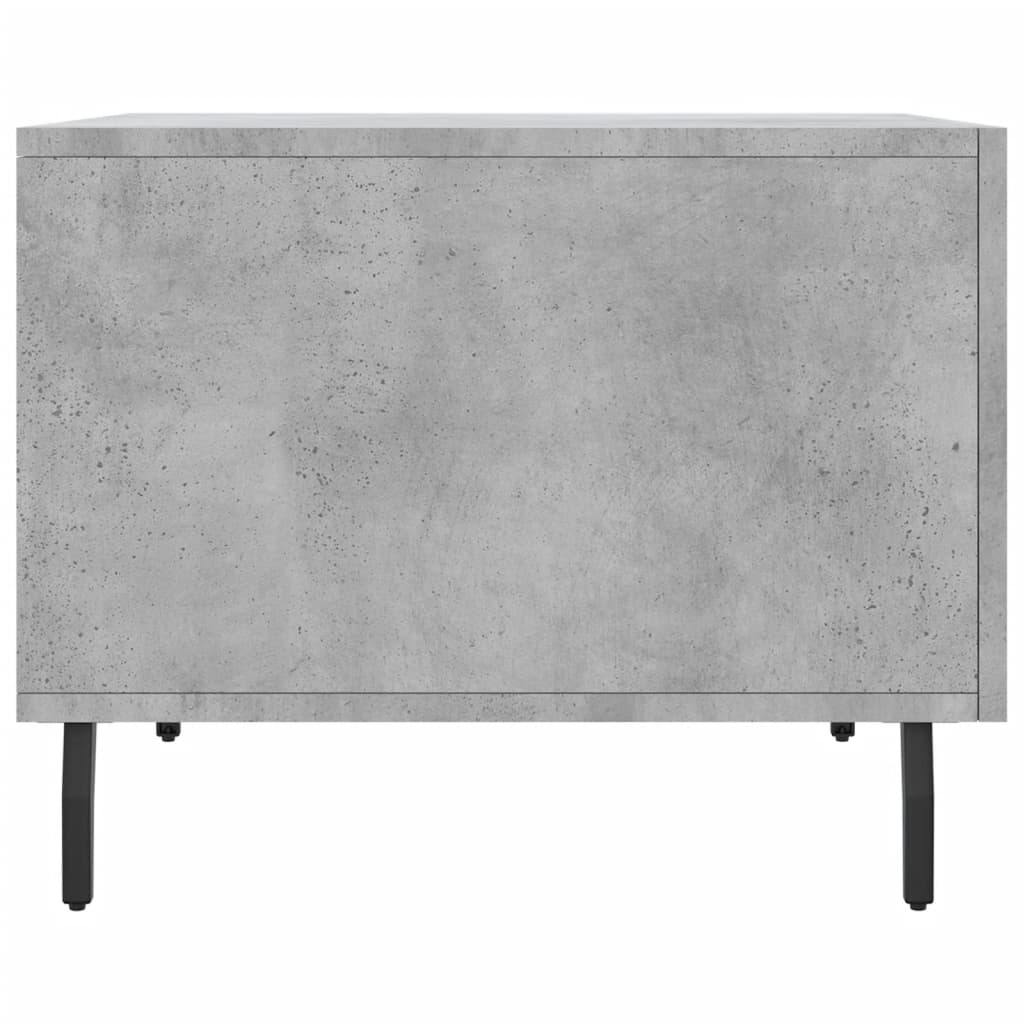 Coffee tables, 2 pcs., concrete gray, 50x50x40 cm, composite wood