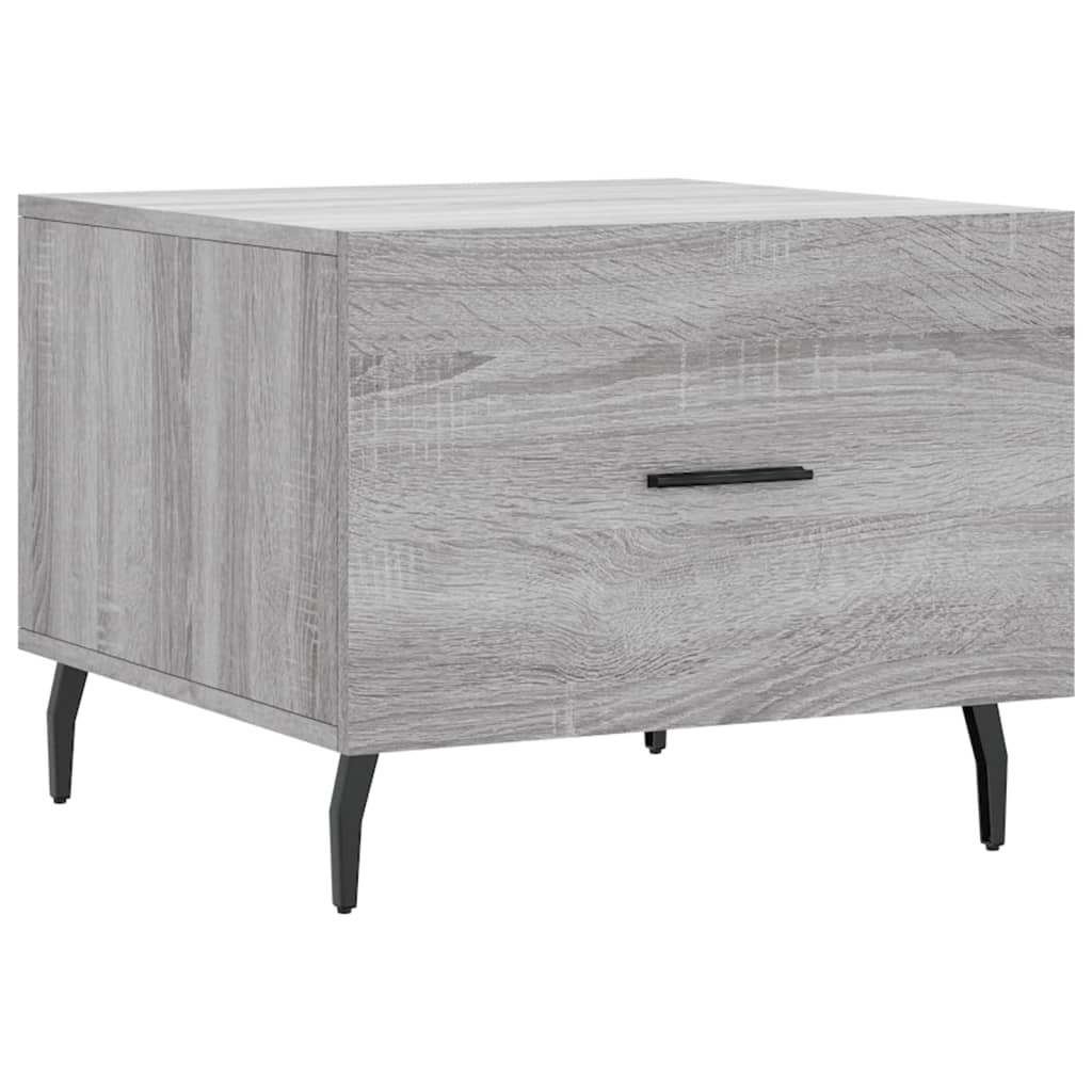 Coffee table, sonoma grey, 50x50x40 cm, processed wood